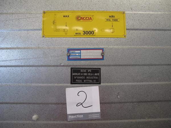 2#2332 Macchina stampaggio rotazionale Caccia Engineering in vendita - foto 3