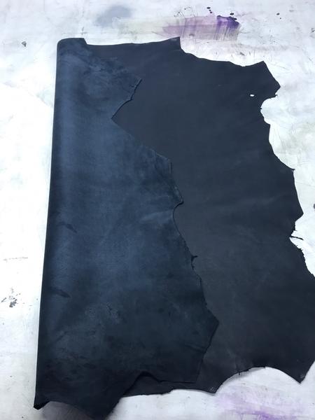 12#2342 Pellame incrociato crust Nigeria di colore nero in vendita - foto 5