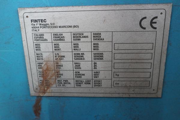 13#2346 Smerigliatrice a nastro Fintec in vendita - foto 4
