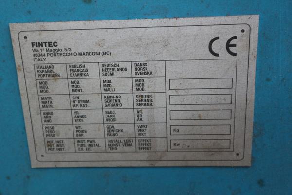 14#2346 Smerigliatrice a nastro Fintec in vendita - foto 5