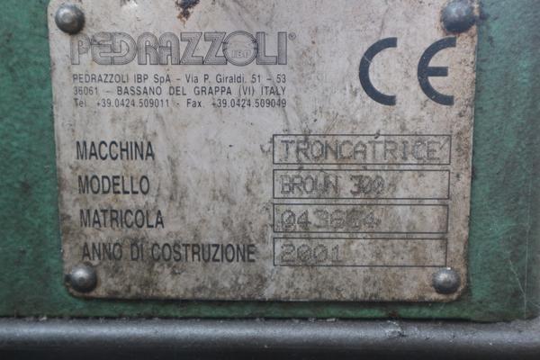 20#2346 Troncatrice automatica Pedrazzoli Brown 300 in vendita - foto 6