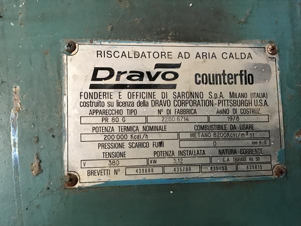 77#2346 Generatore d'aria calda Dravo PR80G in vendita - foto 2