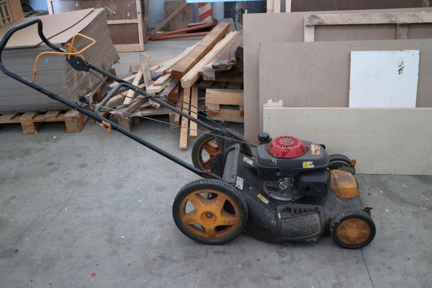 Lot Electrolux lawn mowers and Echo brush cutter