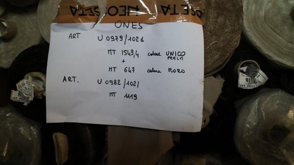 1#2438 Stock di tessuti di fibra nobile seta e misto seta in vendita - foto 140