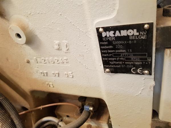 14#24420  Telaio Picanol Gamma X 8 R in vendita - foto 2
