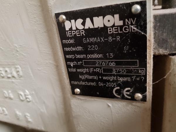 14#24420  Telaio Picanol Gamma X 8 R in vendita - foto 56
