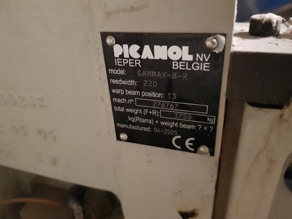 14#24420  Telaio Picanol Gamma X 8 R in vendita - foto 61