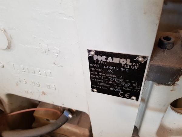 16#24420  Telaio Picanol Gamma X 8 R in vendita - foto 2