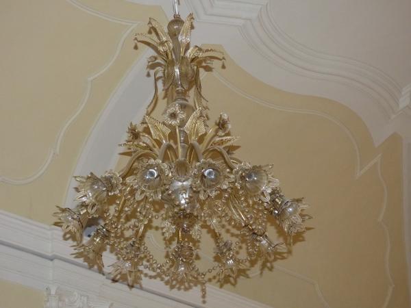 17#2451 Lampadario in cristallo e tappeto persiano in vendita - foto 1