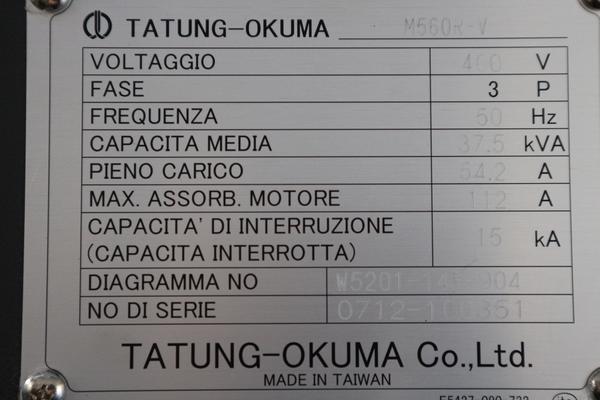 1#2463 Centro di lavoro Okuma M560R-V in vendita - foto 12