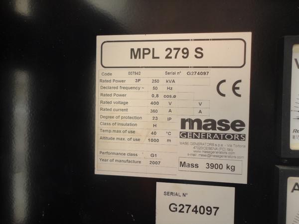 22#2504 Gruppo elettrogeno Mase Generators in vendita - foto 11