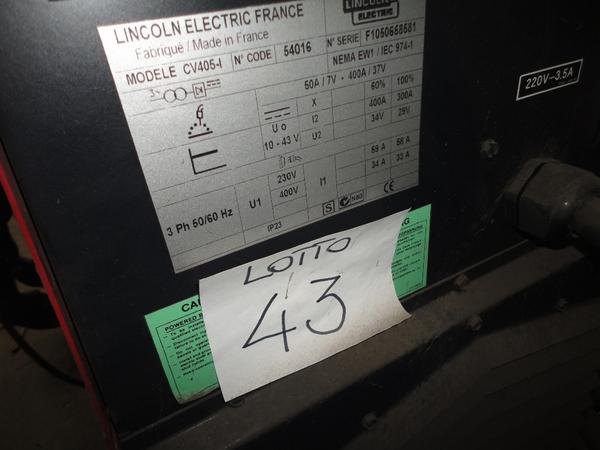 32#2504 Saldatrice Lincoln Electric Pro Mig e Sincosald in vendita - foto 131
