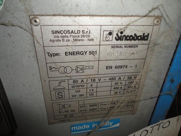 32#2504 Saldatrice Lincoln Electric Pro Mig e Sincosald in vendita - foto 146