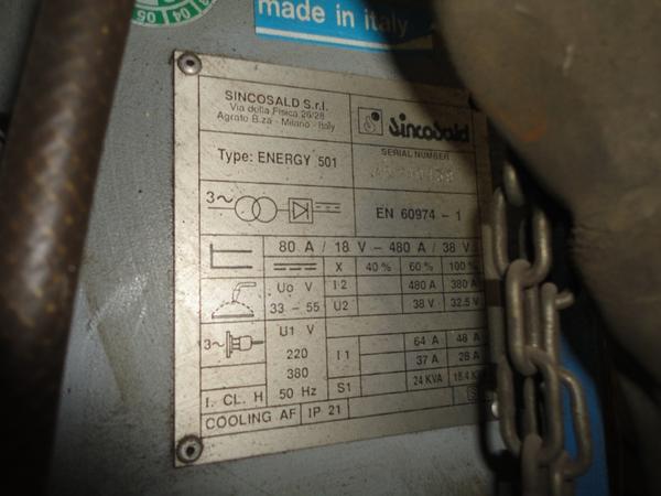 32#2504 Saldatrice Lincoln Electric Pro Mig e Sincosald in vendita - foto 171