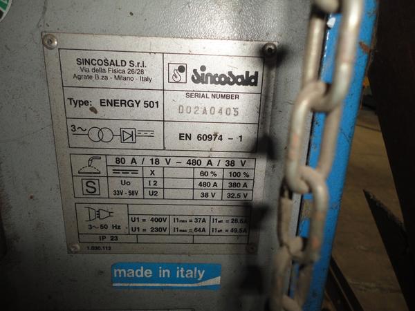 32#2504 Saldatrice Lincoln Electric Pro Mig e Sincosald in vendita - foto 203