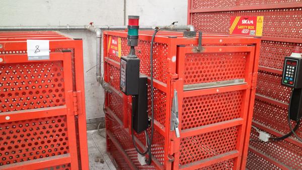 6#2540 Gabbie di protezione per gonfiaggio pneumatici Sicam Safety Box in vendita - foto 9