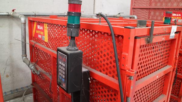 6#2540 Gabbie di protezione per gonfiaggio pneumatici Sicam Safety Box in vendita - foto 12