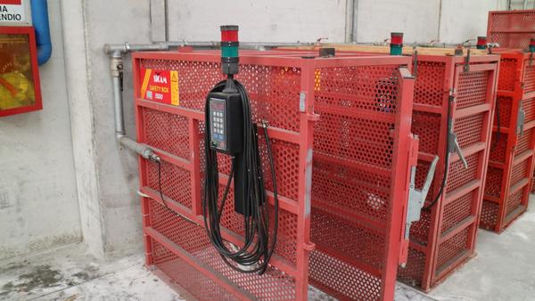6#2540 Gabbie di protezione per gonfiaggio pneumatici Sicam Safety Box in vendita - foto 21