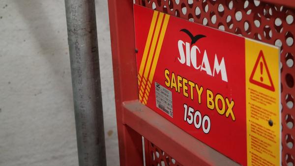6#2540 Gabbie di protezione per gonfiaggio pneumatici Sicam Safety Box in vendita - foto 25