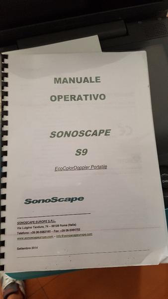 4#2601 Ecografo Sonoscape S9 ST-180 in vendita - foto 5