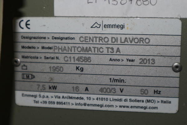 1#2617 Centro di lavoro e Troncatrice doppia testa Emmegi in vendita - foto 3