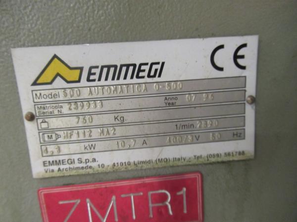 7#2684 Troncatrice Emmegi 500 Automatica in vendita - foto 3