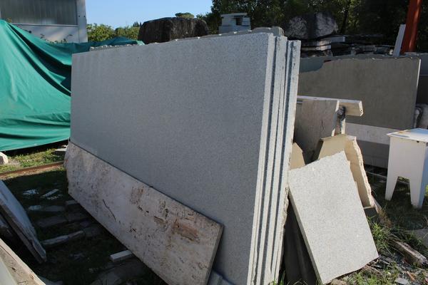 1#2702 Lastre di pietra Serena e marmo Trani in vendita - foto 1