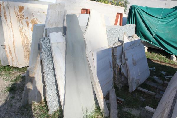 1#2702 Lastre di pietra Serena e marmo Trani in vendita - foto 5