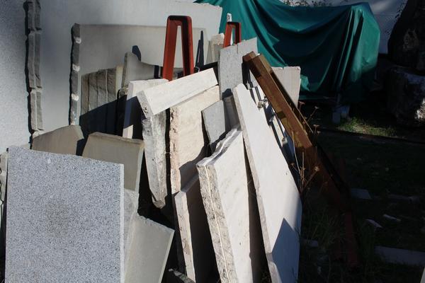 1#2702 Lastre di pietra Serena e marmo Trani in vendita - foto 6