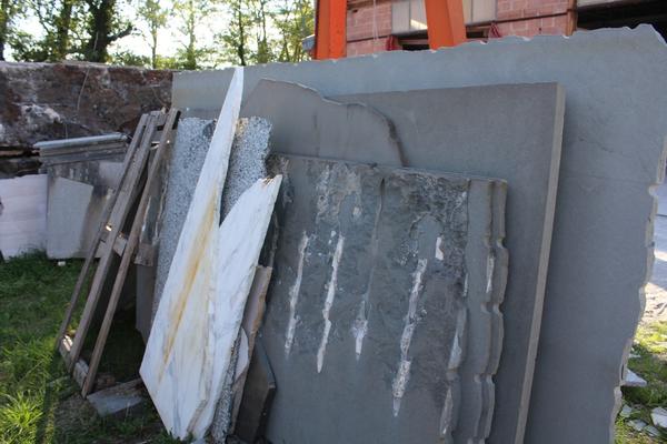 1#2702 Lastre di pietra Serena e marmo Trani in vendita - foto 16