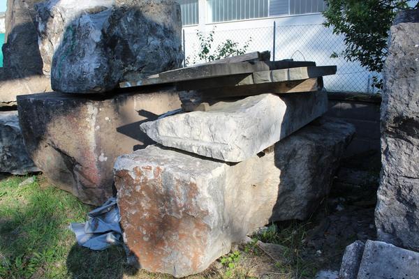 1#2702 Lastre di pietra Serena e marmo Trani in vendita - foto 27