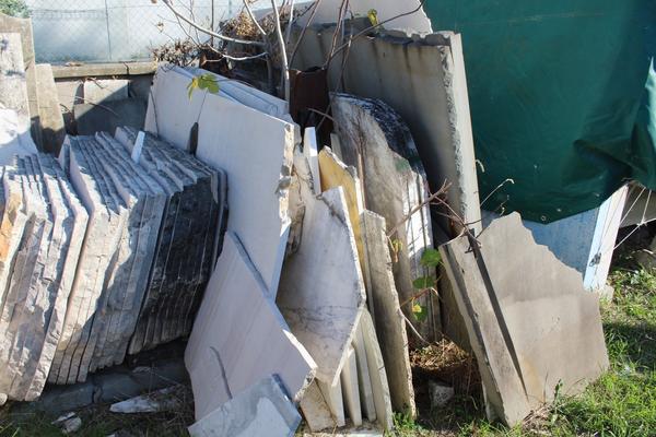 1#2702 Lastre di pietra Serena e marmo Trani in vendita - foto 33