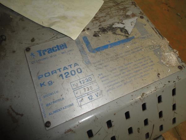 3#2756 Transpallet Tractel in vendita - foto 3