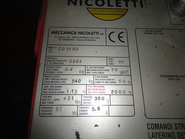 8#2756 Svolgicavi Nicoletti in vendita - foto 2