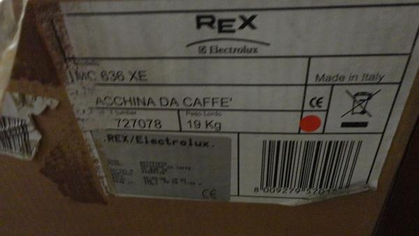 123#2759 Macchine caffè Rex e Aeg in vendita - foto 2
