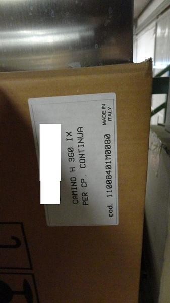 125#2759 Pezzi per camino inox in vendita - foto 4