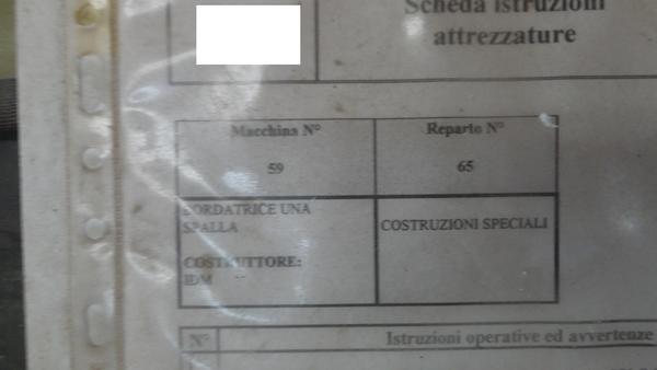 92#2759 Bordatrice IDM in vendita - foto 4