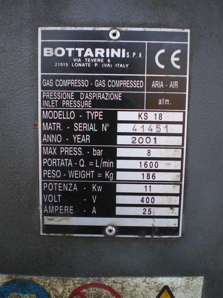 56#2762 Compressore Bottarini in vendita - foto 2