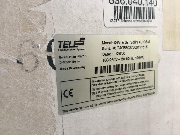 1#2763 Soluzione Server Teles iGate 16 UMTS Voip 3G in vendita - foto 4