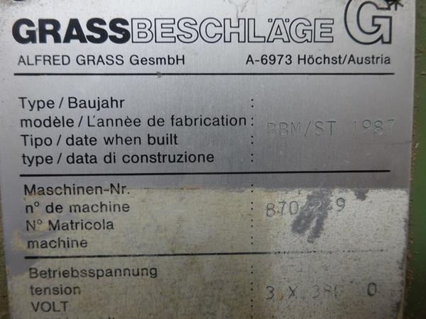 1063#2803 Foratrice elettrica Grass Beschlage in vendita - foto 2
