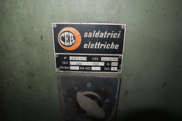 25#2858 Saldatrice termoelettrica CEA in vendita - foto 5