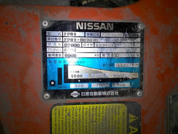 8#2879 Carrello elevatore Nissan in vendita - foto 2