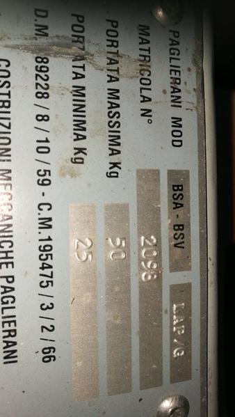 27#2920 Riempitrice per sacchi in ferro in vendita - foto 5