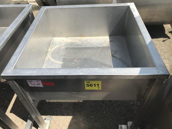 60#2920 Vasca in acciaio inox su ruote in vendita - foto 3