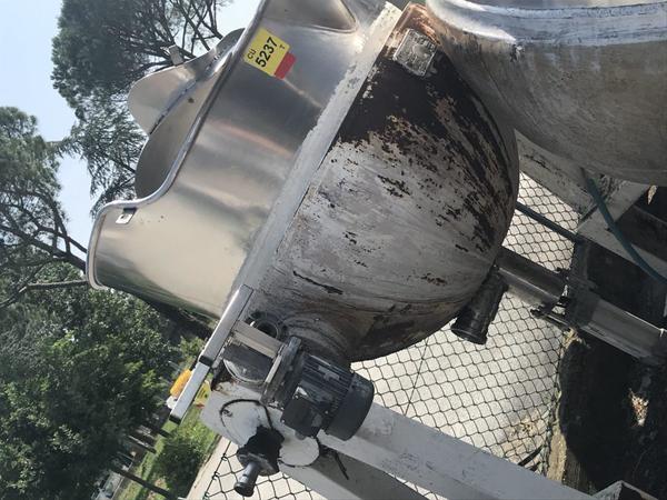 61#2920 Bacinella in acciaio inox lt.450 in vendita - foto 2