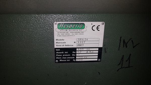 1#2929 Macchina stira mocassini Sabal e spazzolatrice Hesperia in vendita - foto 9