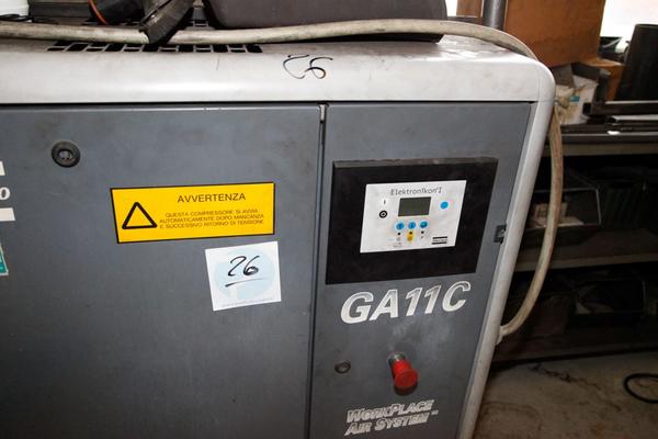 21#2930 Compressore Atlas Copco e filettatrice LTF in vendita - foto 14
