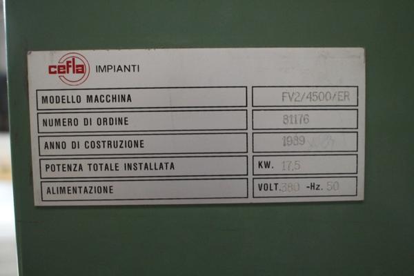 20#2932 Spruzzatrice Falcioni con forno Cefla in vendita - foto 16