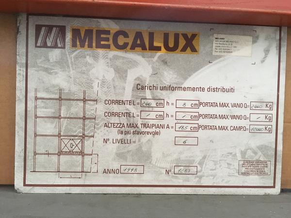 8#2934 Scaffalatura pesante Mecalux in vendita - foto 4