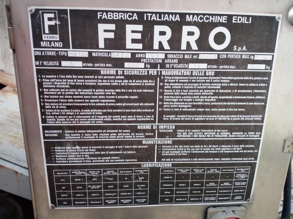 36#2949 Gru Ferro in vendita - foto 5